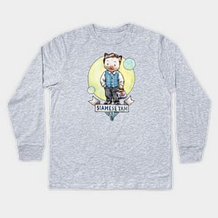 Siamese Tam Kids Long Sleeve T-Shirt